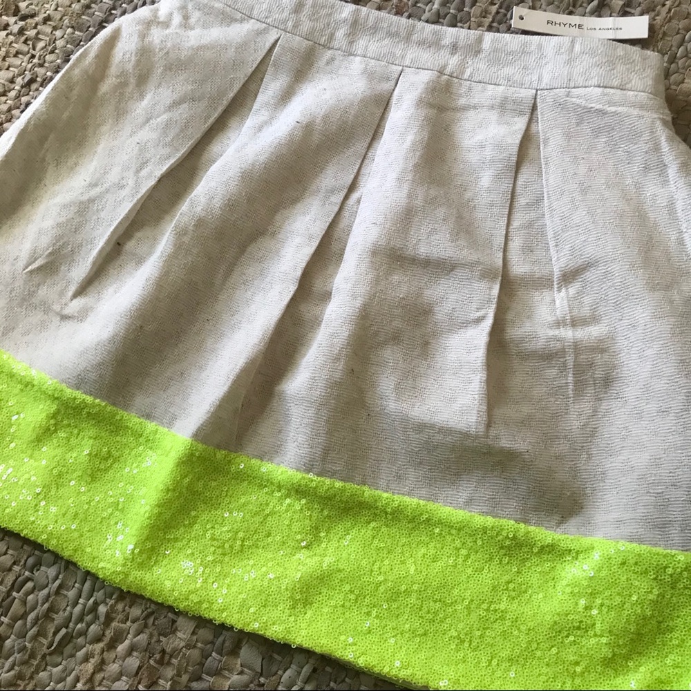 🥑 Rhyme LA Abigail Sequin Bottom Skirt